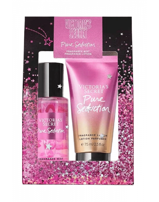 Victorias Secret Pure Seduction Vücut Spreyi + Vücut Losyonu Hediye Seti