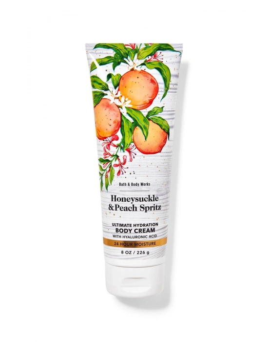 Bath & Body Works Honeysuckle & Peach Spritz Yoğun Nemlendirici Vücut Kremi 226gr