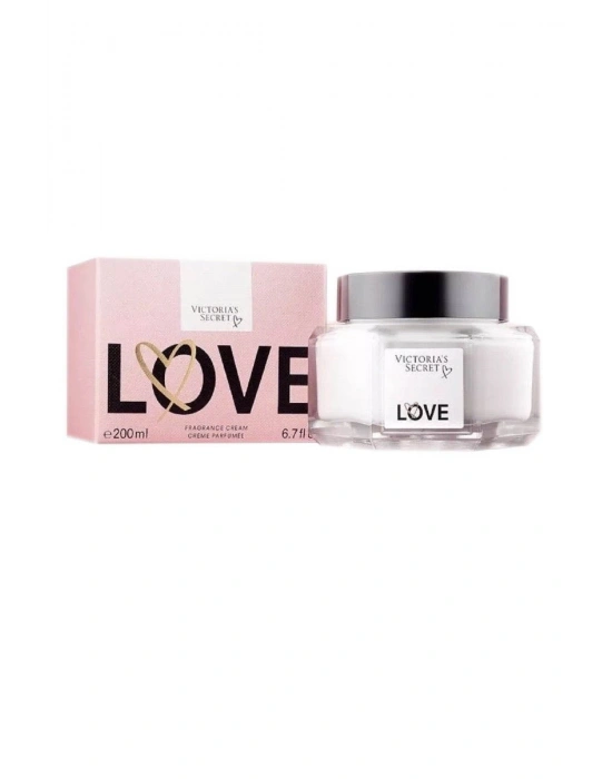 Victorias Secret Love Fragrance Cream Cam Kavanoz Kadın Vücut Kremi 200 ml