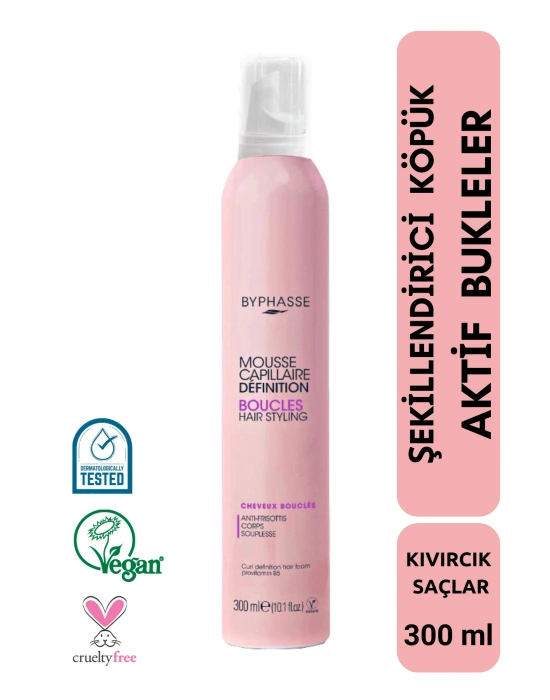 Byphasse Bukle Belirginleştirici ve Nemlendirici Köpük 300 ML