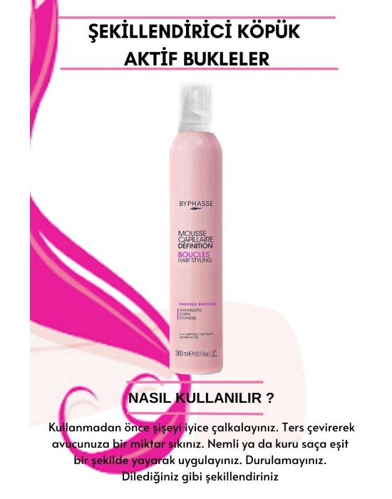 Byphasse Bukle Belirginleştirici ve Nemlendirici Köpük 300 ML