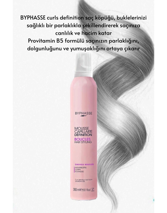 Byphasse Bukle Belirginleştirici ve Nemlendirici Köpük 300 ML