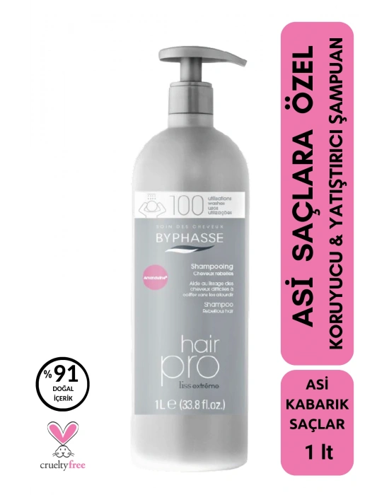 Byphasse Hair Pro Asi Saçlara Özel Koruyucu ve Yatıştırıcı Şampuan 1000ml