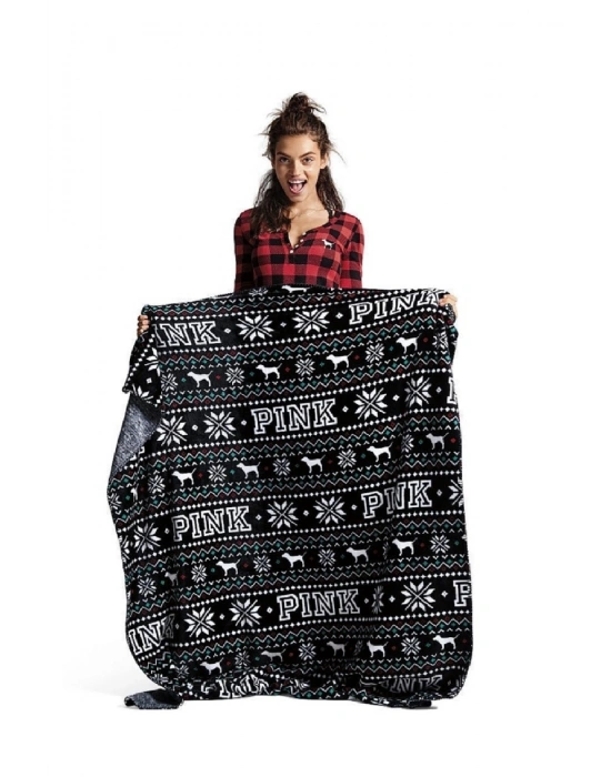 Victorias Secret Sherpa Blanket Tek Kişilik Battaniye