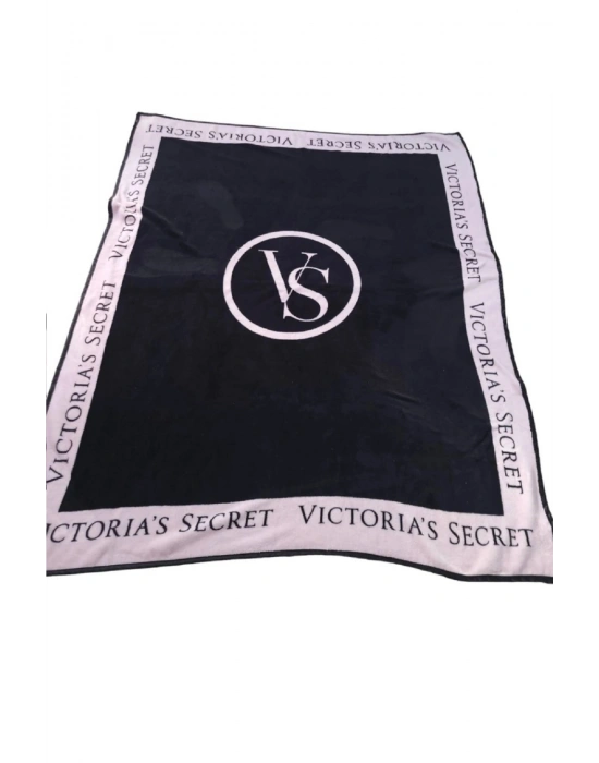 Victorias Secret Blanket Logo Desenli Tek Kişilik Battaniye