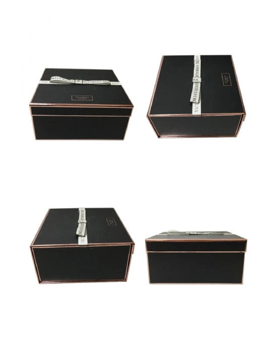 Victorias Secret Mıknatıslı Kapaklı Hediye Kutusu 20x20x10cm Gift Box