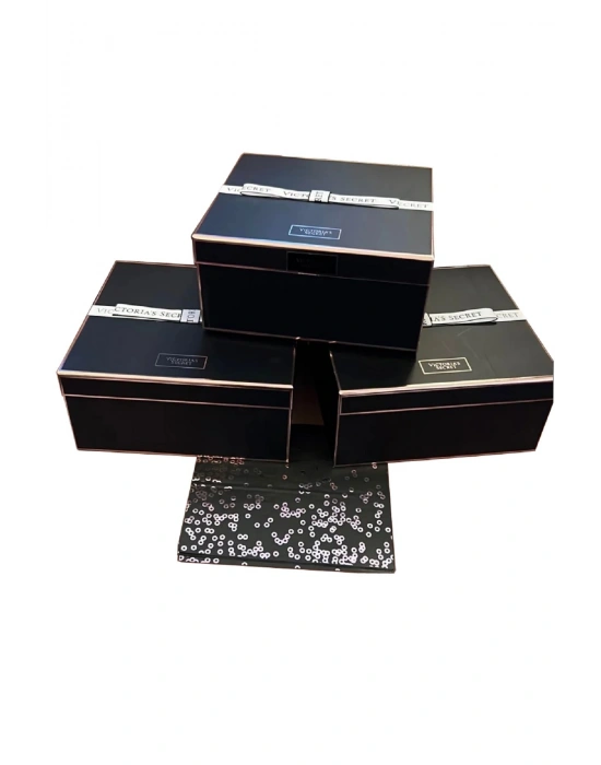 Victorias Secret Mıknatıslı Kapaklı Hediye Kutusu 20x20x10cm Gift Box