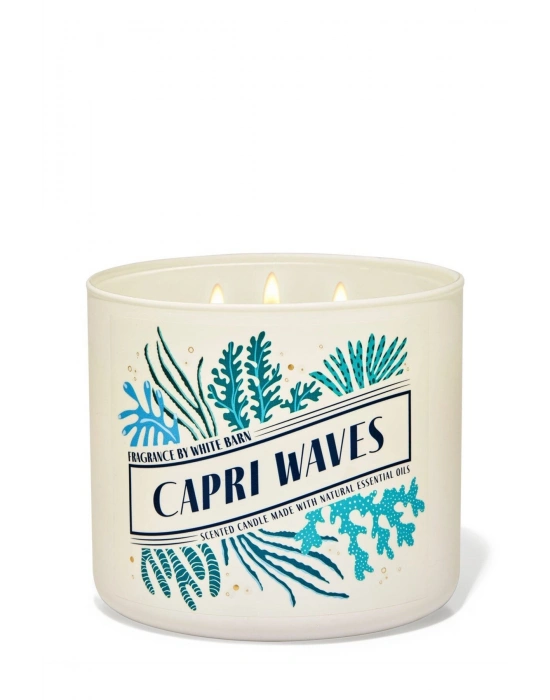 Bath & Body Works Capri Waves Büyük Mum 411 g