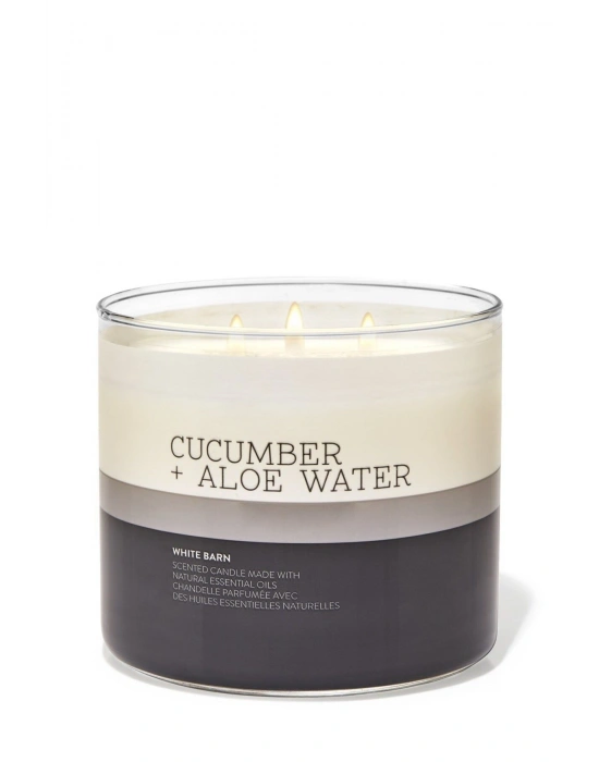 Bath & Body Works Cucumber & Aloe Water Büyük Mum 411 g