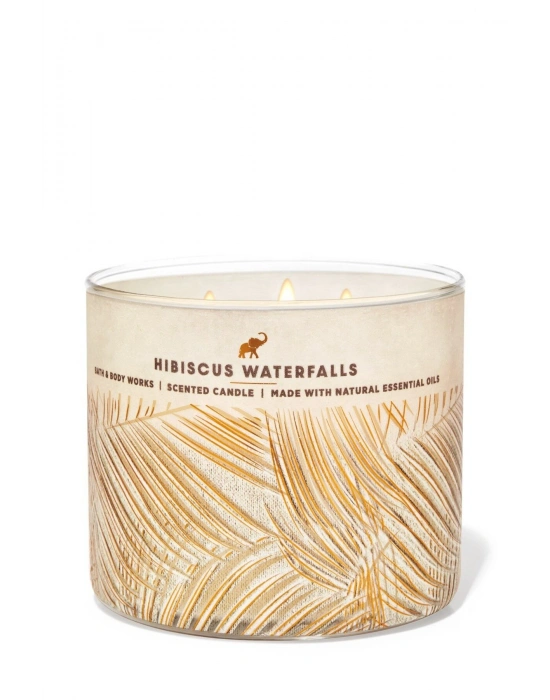 Bath & Body Works Hibiscus Waterfalls Büyük Mum 411 g