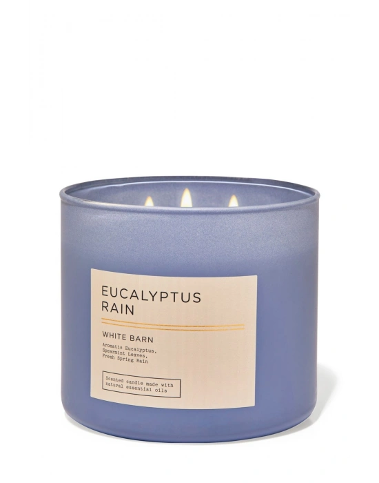 Bath & Body Works Eucalyptus Rain Büyük Mum 411 g