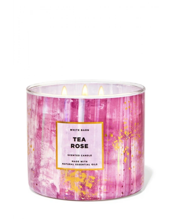 Bath & Body Works Tea Rose Büyük Mum 411 g