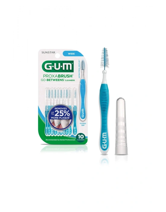 GUM Proxa Brush Go Betwens Cleaners Diş Arası Fırçası Wide Flexible 10 Adet