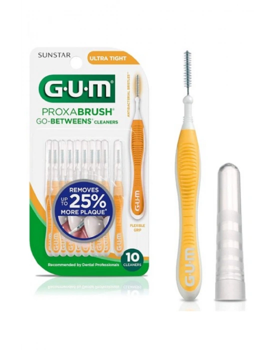 GUM Proxa Brush Go Betwens Cleaners Diş Arası Fırçası Ultra Tight Flexible 10 Adet