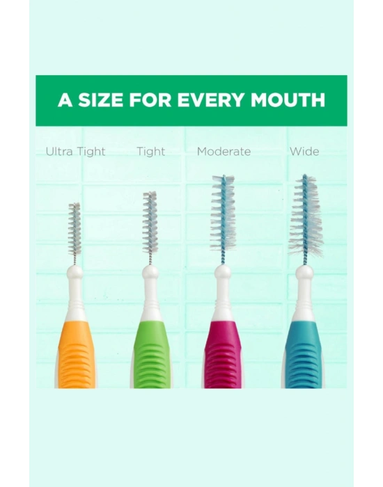 GUM Proxa Brush Go Betwens Cleaners Diş Arası Fırçası Ultra Tight Flexible 10 Adet