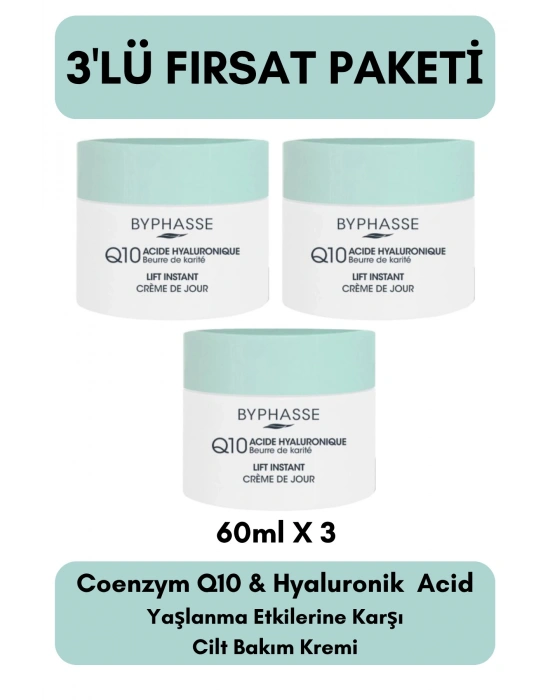 Byphasse Coenzym-Q10 Gündüz Kremi 60 ML x 3 ADET Fırsat Paketi