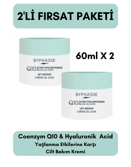 Byphasse Coenzym-Q10 Gündüz Kremi 60 ML x 2 ADET Fırsat Paketi