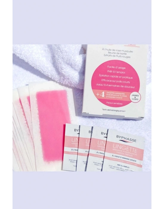 Ağda Bandı Hassas Ciltler İçin Bacak & Vücut Bölgesi 24 Adet