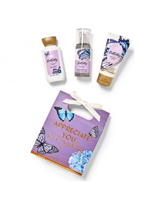Bath & Body Works Butterfly Mini Cilt Bakım Seti