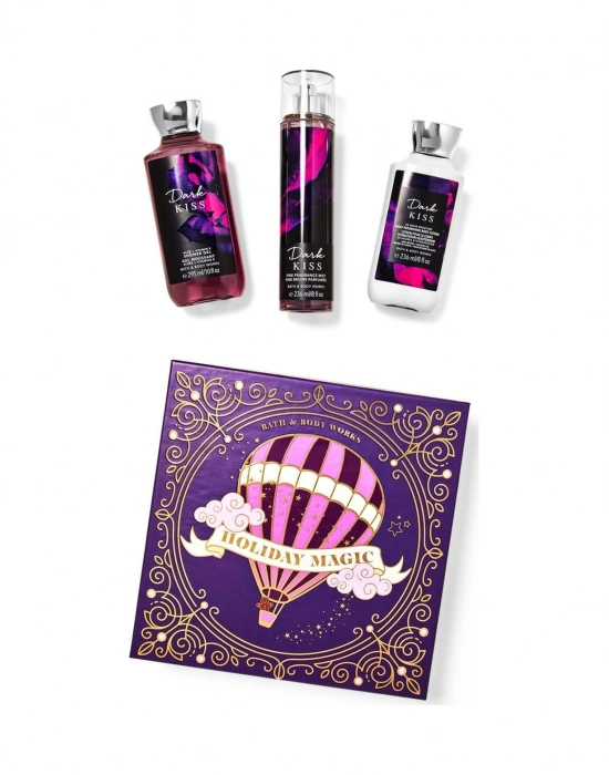 Bath & Body Works Dark Kiss Cilt Bakım Seti