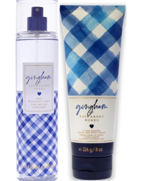 Bath & Body Works Gingham Vücut Losyonu Ve Spreyi 2li Set
