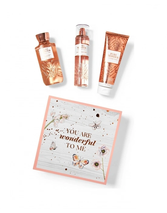Bath & Body Works Pure Wonder Cilt Bakım Seti 3lü