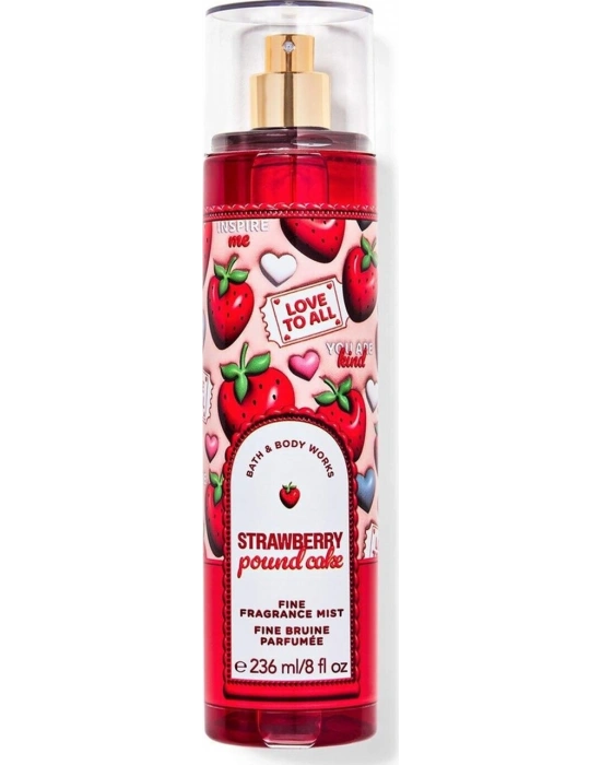 Bath & Body Works Strawberry Pound Cake Vücut Spreyi 236 Ml