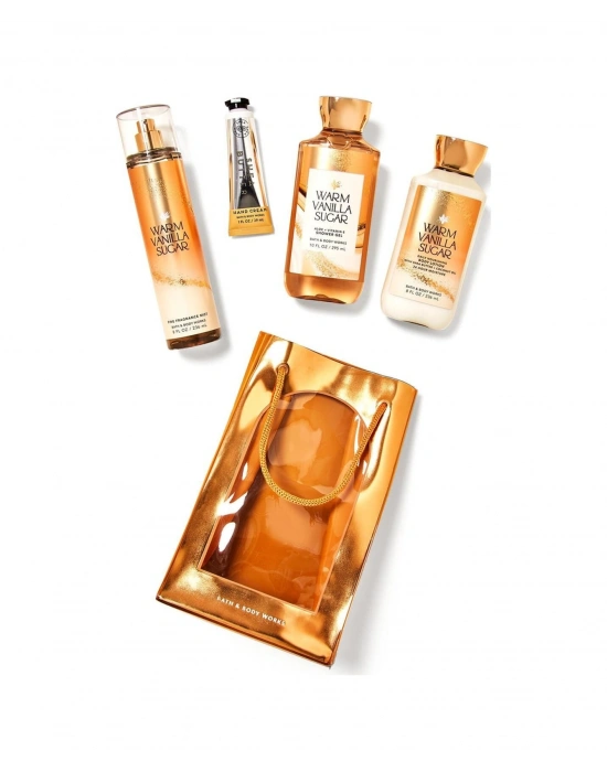 Bath & Body Works Warm Vanilla Sugar Cilt Bakım Seti