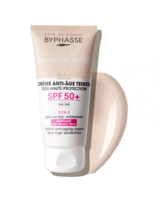 Byphasse  3ü 1 Arada Renkli Güneş Kremi Light SPF50+ 50 ML