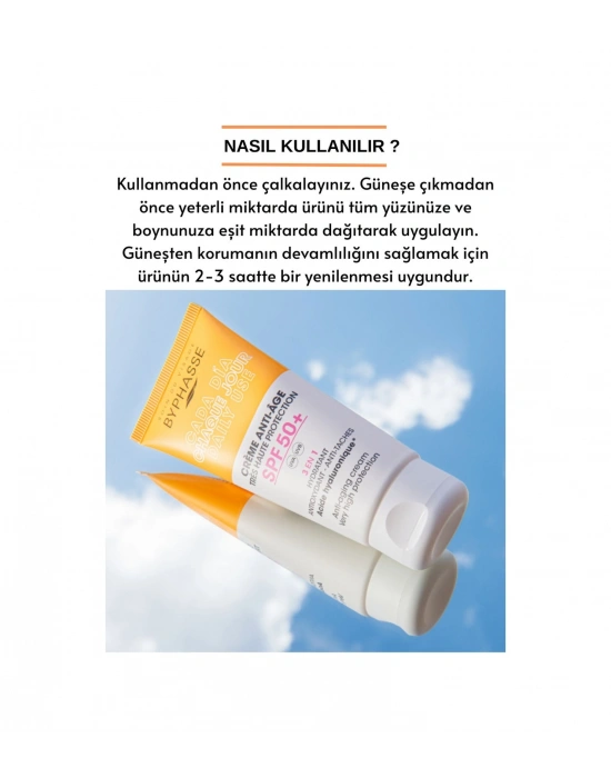 Byphasse  3ü 1 Arada Renkli Güneş Kremi SPF50+ 50 ML