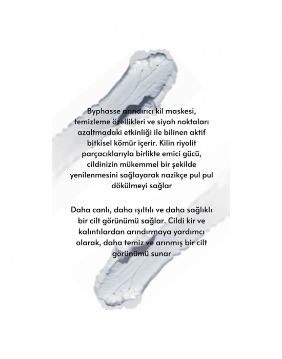 Byphasse Aktif Bitkisel Kömür İçeren Kil Maskesi 150 ML