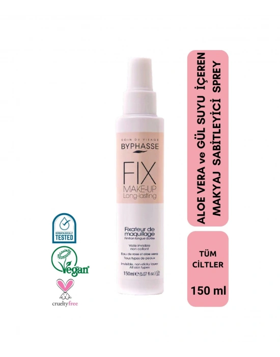 Byphasse Aloe Vera & Gül Suyu Özlü Makyaj Sabitleyici Sprey 150 ML