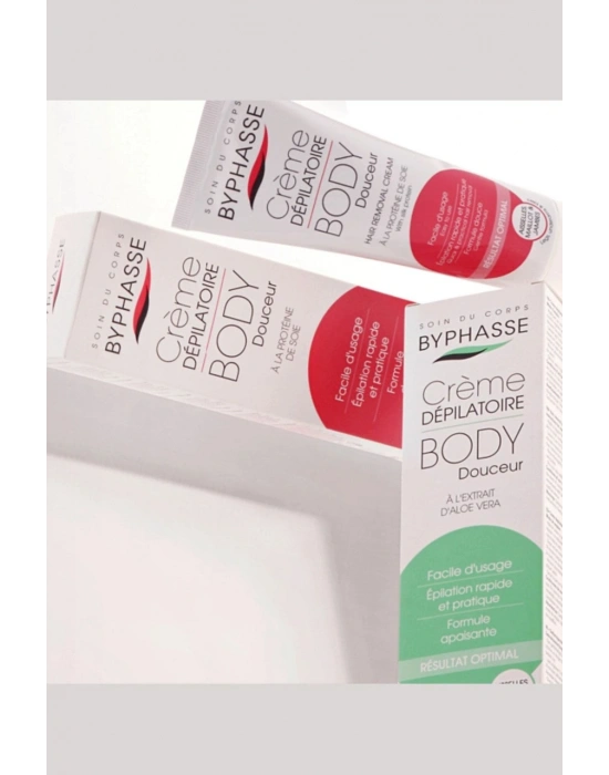 Byphasse Aloe Vera Özlü Tüy Dökücü Krem 125 ML
