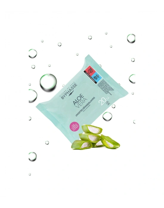 Byphasse Aloe Veralı Makyaj Temizleme Mendili Hassas Ciltler 20li