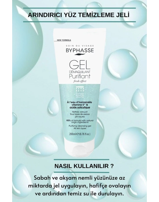 Byphasse Arındırıcı Yüz Temizleme Jeli Tüm Cilt Tipleri 200 ML