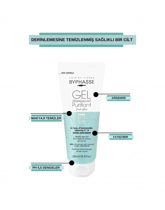 Byphasse Arındırıcı Yüz Temizleme Jeli Tüm Cilt Tipleri 200 ML