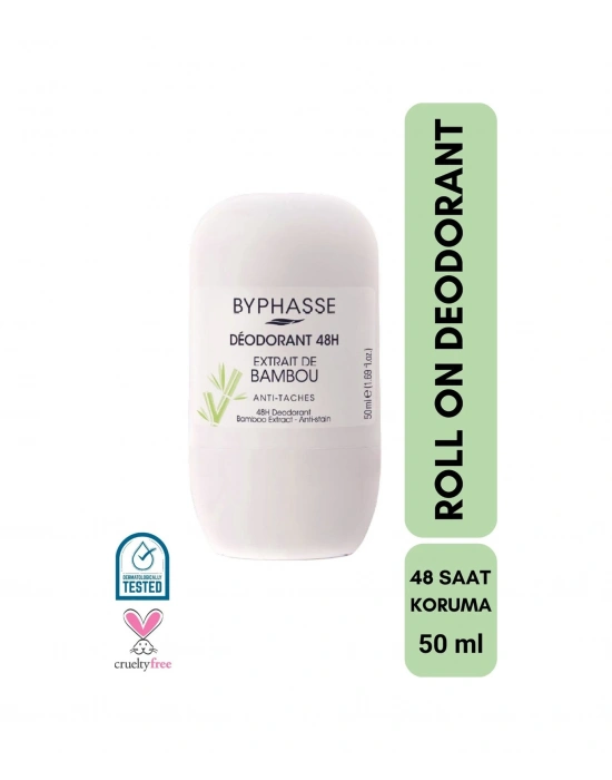 Byphasse Bamboo Extract 48H Kadın Roll-On Deodorant 50 ML