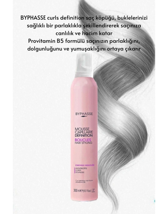 Byphasse Bukle Belirginleştirici ve Nemlendirici Köpük 300 ML