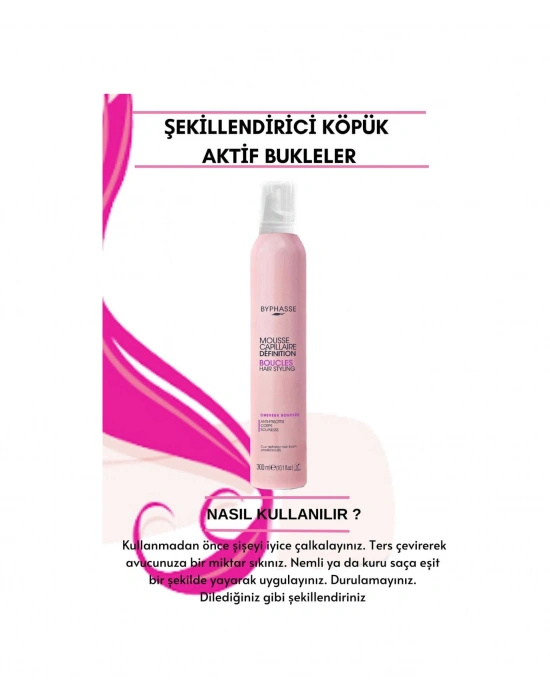 Byphasse Bukle Belirginleştirici ve Nemlendirici Köpük 300 ML