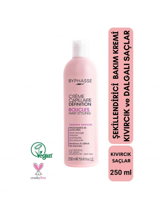 Byphasse Bukleli Saçlar İçin Şekillendirici Bakım Kremi 250 ML