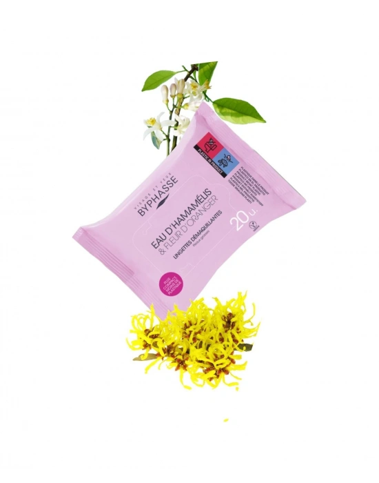 Byphasse Cadı Fındığı Ve Portakal Çiçeği Özlü Makyaj Temizleme Mendili Yağlı Ciltler 20li