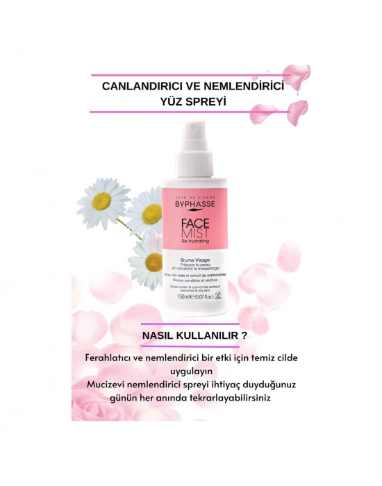 Byphasse Canlandırıcı ve Nemlendirici Yüz Spreyi 150 ML