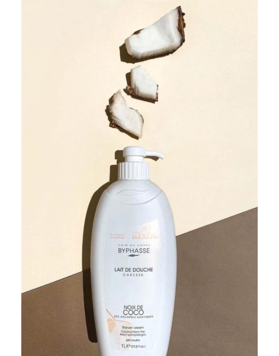 Byphasse Caresse Hindistan Cevizi Özlü Duş Kremi 1 L