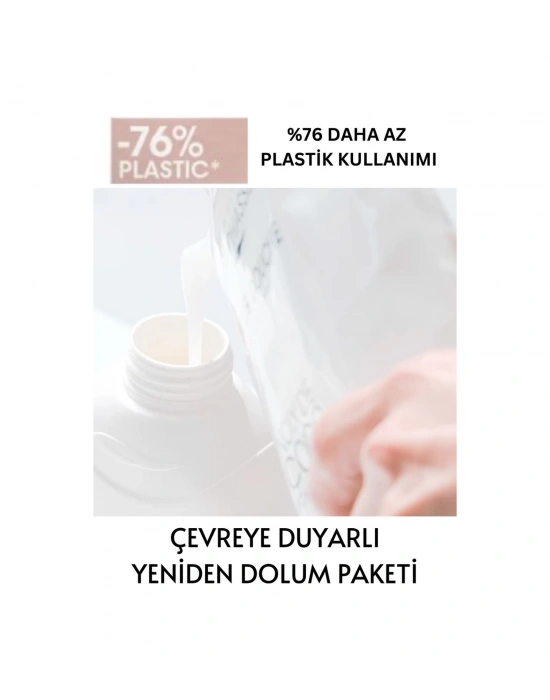 Byphasse Caresse Hindistan Cevizi Özlü Kremli Duş Jeli Ekonomik Yeniden Dolum Paketi 1 L