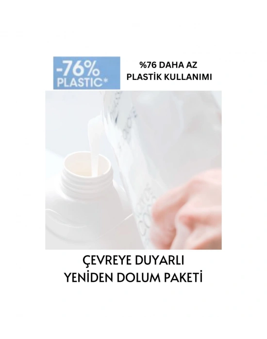 Byphasse Caresse Pamuk Çiçeği Özlü Kremli Duş Jeli Ekonomik Yeniden Dolum Paketi 1 L