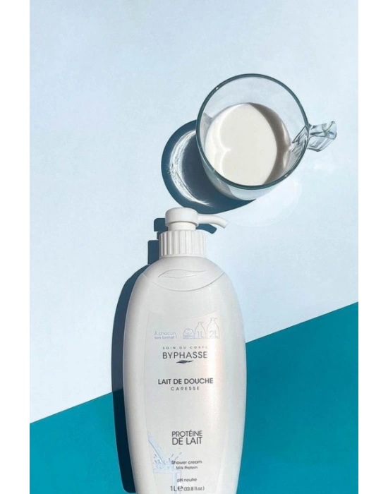 Byphasse Caresse Süt Proteini Özlü Duş Kremi 1 L