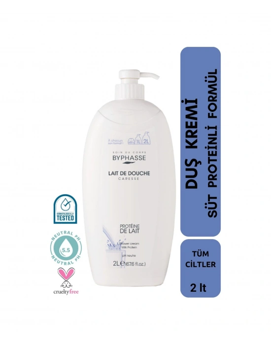 Byphasse Caresse Süt Proteini Özlü Duş Kremi 2 L