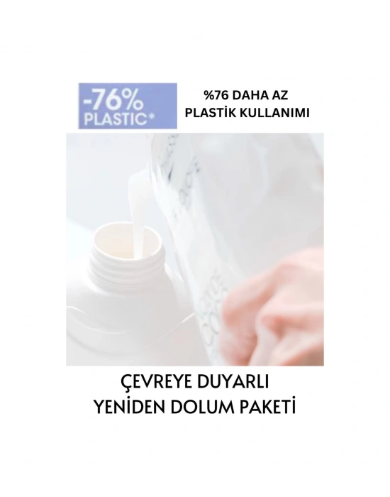 Byphasse Caresse Süt Proteinli Kremli Duş Jeli Ekonomik Yeniden Dolum Paketi 1 L