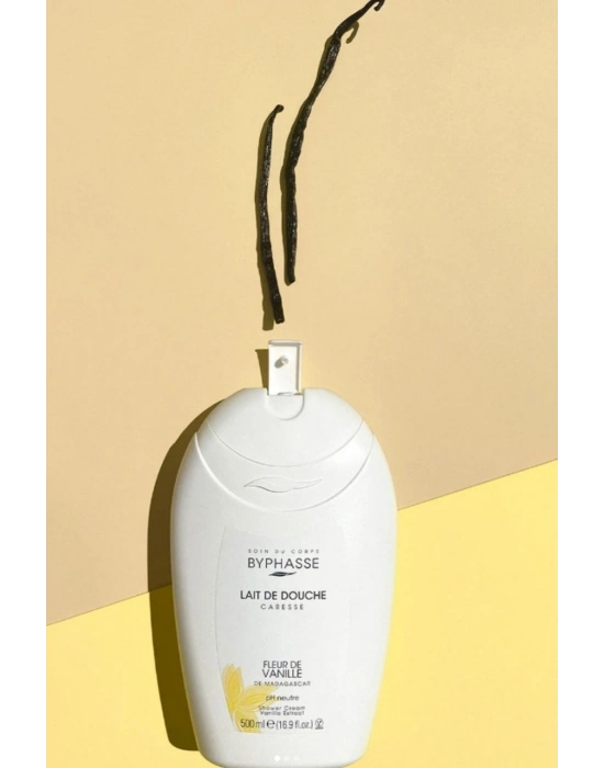 Byphasse Caresse Vanilya Çiçeği Özlü Duş Kremi 1 L