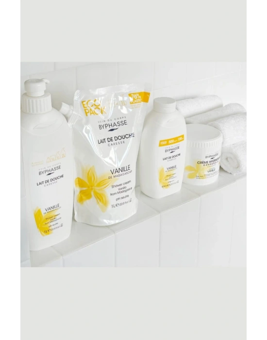 Byphasse Caresse Vanilya Çiçeği Özlü Kremli Duş Jeli 600 ML